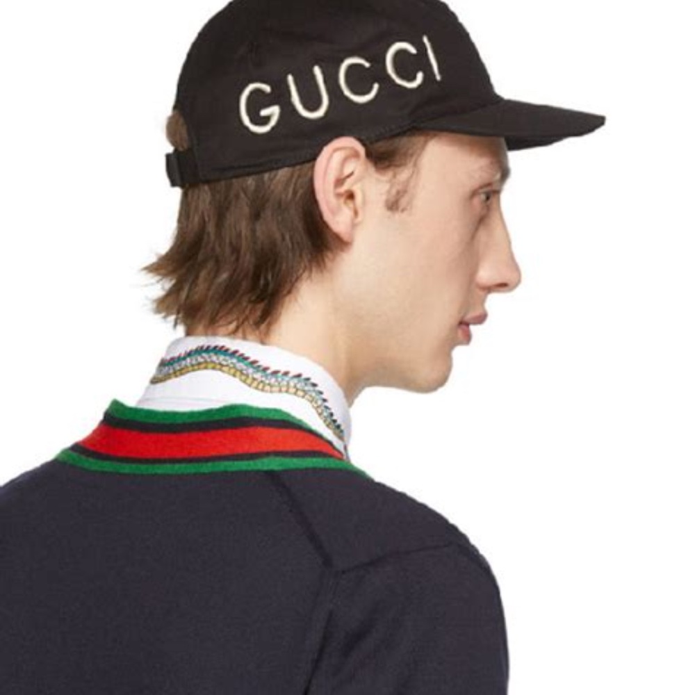 Gucci UNISEX Loved Baseball Cap Embroidered Canvas - Picture 2 of 6
